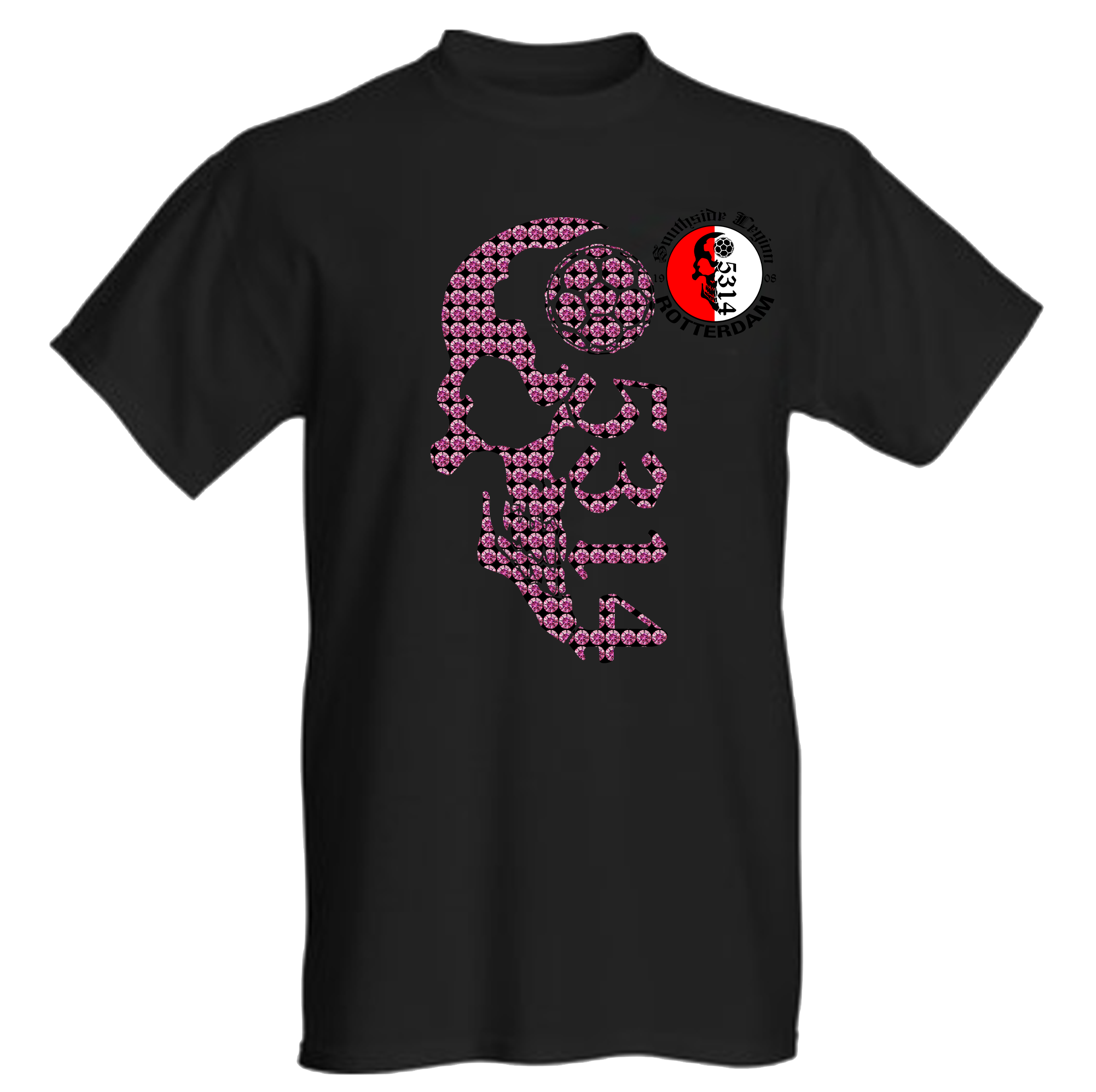 Skull 5314 Pink Tee