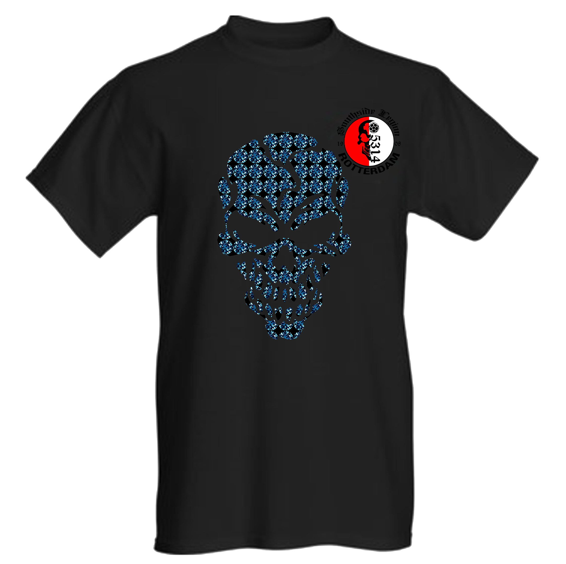 Blue Diamond Skull